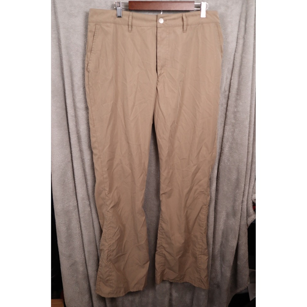 NovaMen Fashion Nova Mens Khaki Chino Pants Straight Leg Tan 36x34 SKU 1037